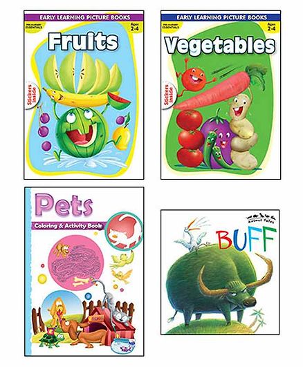 Macaw Early Learning Books Set of 4 - English