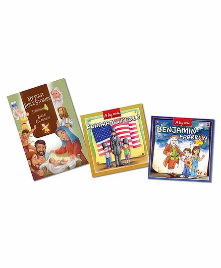 Macaw Great Personalities & Bible Stories Pack of 3 Books - English