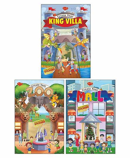 Sawan Sticker Activity Book Set of 3 - English