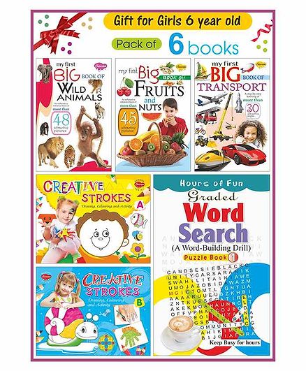 Sawan Activity Book Gifts for girls Set of 6 - English