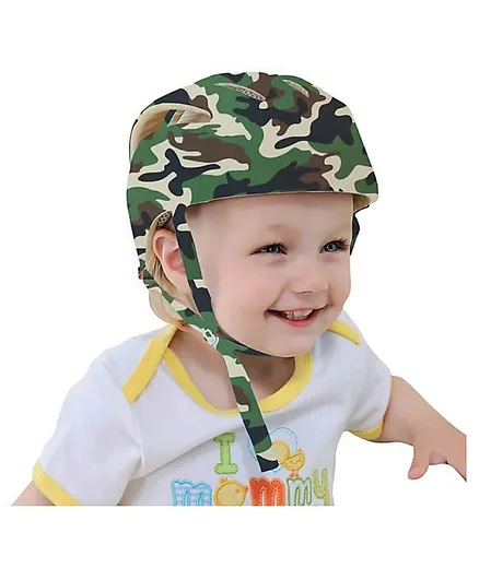 DearJoy Baby Safety Helmet with Corner Guard & Proper Ventilation - Green