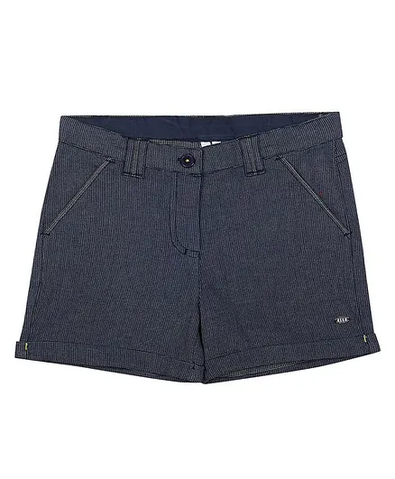 Elle Kids Solid Shorts - Navy Blue