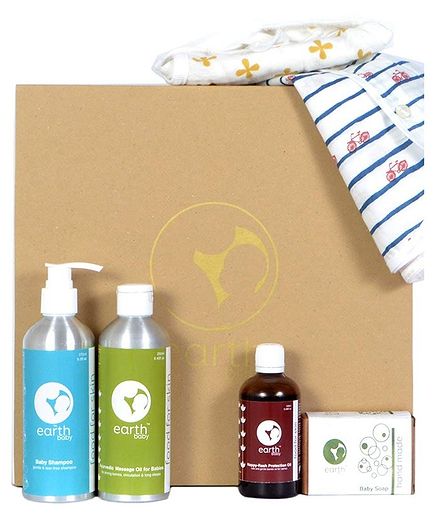 earthBaby Newborn Baby Hamper - Pack of 6
