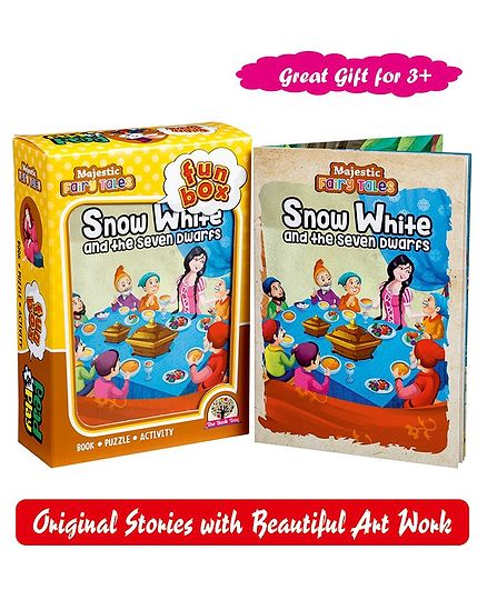 Majestic Books Snow White & Seven Dwarfs Fun Box - English