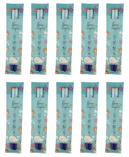 The Green Chapter Plantable Seed Pencils Blue Pack of 20 - 2 Piece each