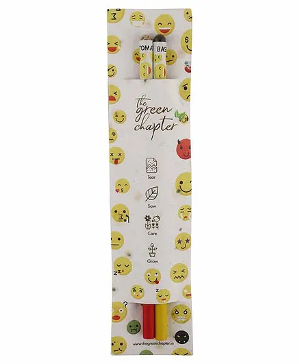 The Green Chapter Plantable Seed Pencils Yellow Pack of 20 - 2 Piece each