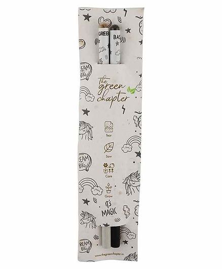 The Green Chapter Unicorn Plantable Seed Pencils Pack of 2 - White