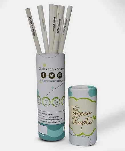 The Green Chapter Unicorn Plantable Seed Pencils Pack of 10 - White