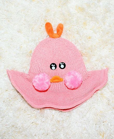 Tipy Tipy Tap Duck Rattle Hat - Pink