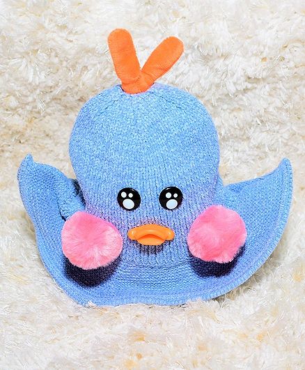 Tipy Tipy Tap Duck Rattle Hat - Blue