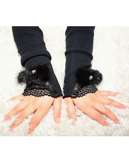 Tipy Tipy Tap Bow Design Sleeves - Black