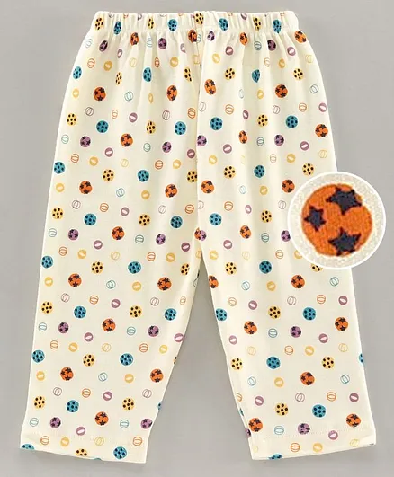Tango Full Length Lounge Pant Ball Print - Yellow