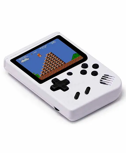 Fiddlerz Handheld Game Console 400 Video Games - White