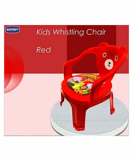 KuchiKoo Kids Chair Bear Design - Red