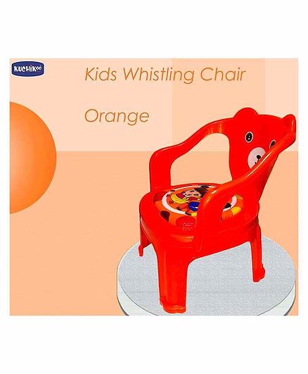Kuchikoo Kids Chair Bear Design - Orange