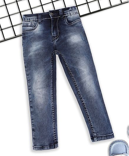 Sodacan Shaded Full Length Jeans - Blue