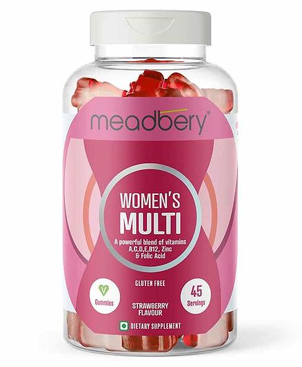 Meadbery Women's Multivitamin Vegan Gummies – 45 gummies