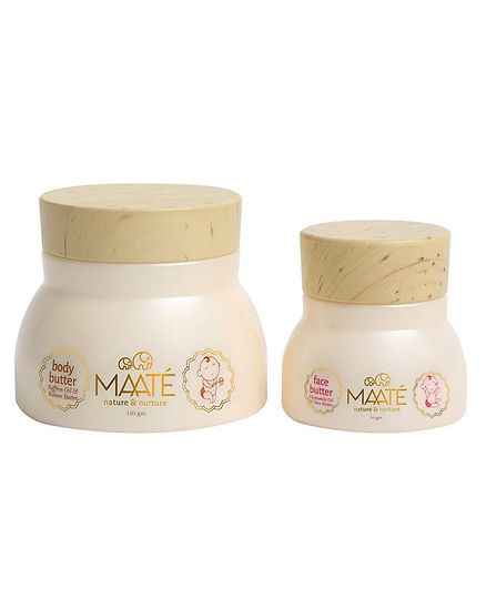 Maate Baby Face And Body Butter Moisturizer Pack of 2 - Beige