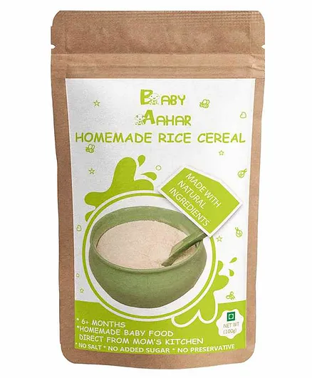 Baby Aahar Homemade Rice Cereal - 100 gm