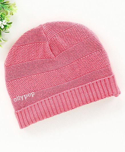 Ollypop Woolen Cap Pink - Diameter 9 cm