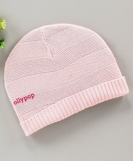 Ollypop Woolen Cap Pink - Diameter 9 cm