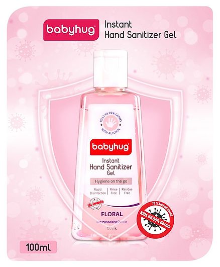 Babyhug Instant Hand Sanitizer Gel with Floral Fragrance - 100 ml
