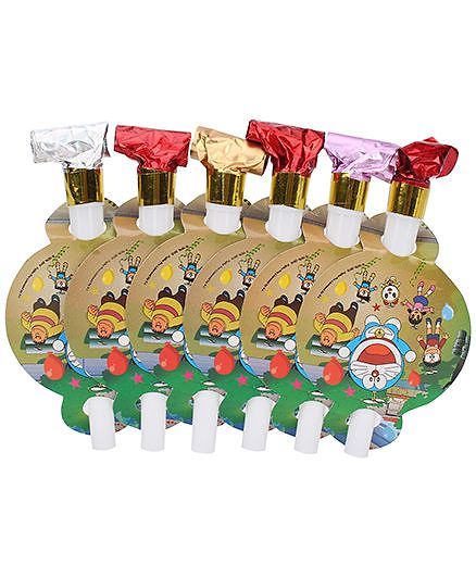 Doraemon Blowout Horns - Pack Of 6