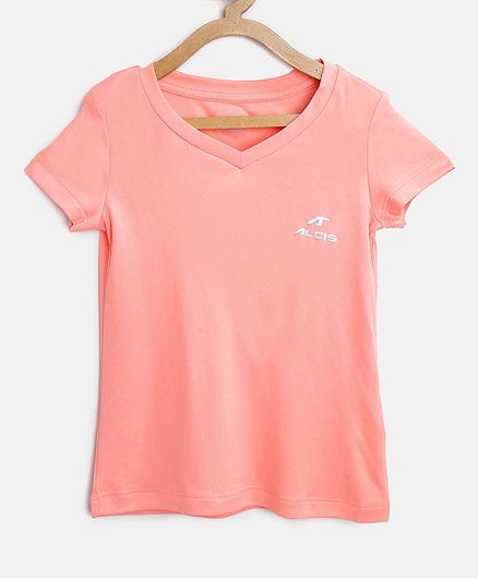 Alcis Solid Short Sleeves Tee - Pink