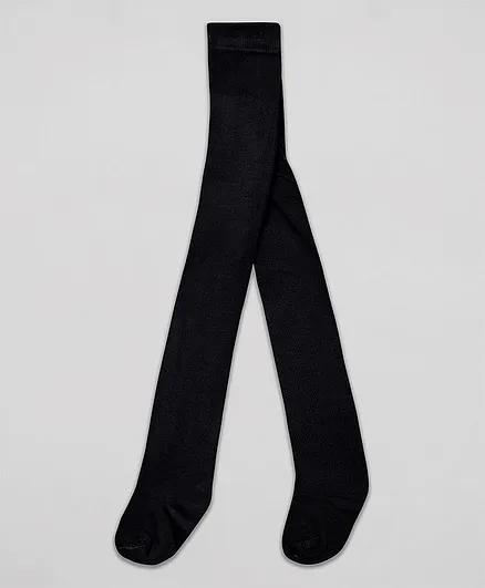 The Sandbox Clothing Co Footie Solid Stockings - Black