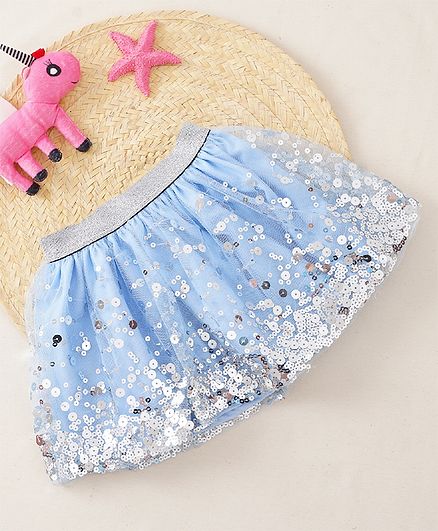 Kookie Kids Pleated Skirt - Blue