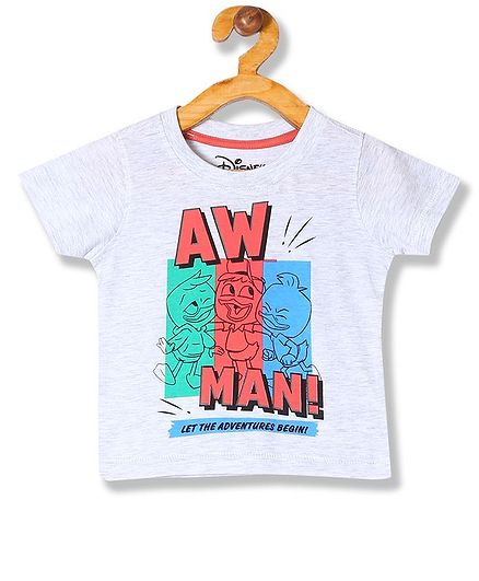 Colt Half Sleeves AW MAN Printed Tee - Grey