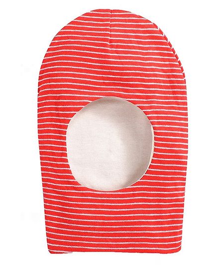BUMZEE Striped Monkey Cap - Red