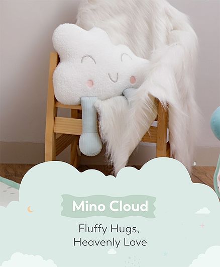 Mi Arcus Unisex Mino Cloud Soft Toy Light Blue - Height 35 CM