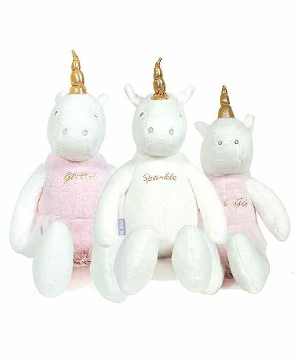 Mi Arcus Unicorn Uniglow Family Soft Toy Pink & White - Height 45 CM