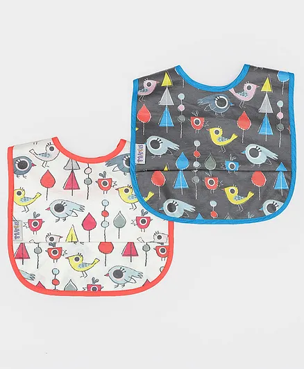 Mi Arcus Cuddle Feeding Bib 2 Pack - Multicolor
