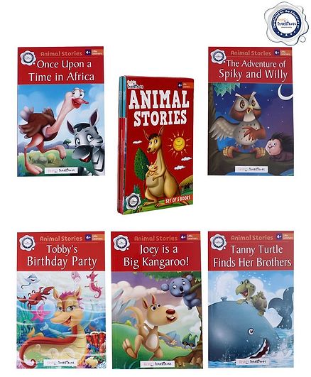 Firstcry Intellitots Preschool Animal Stories Set of 5 - English