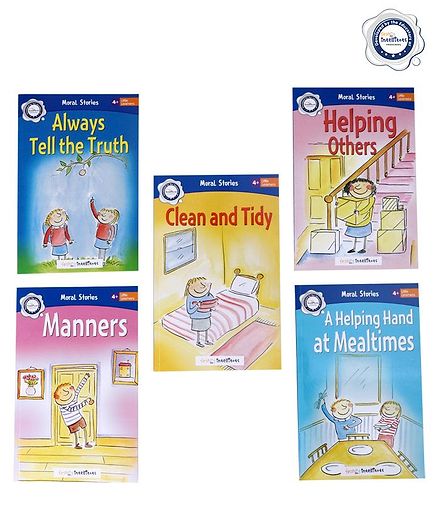FirstCry Intellitots Preschool Moral Stories Set of 5 - English