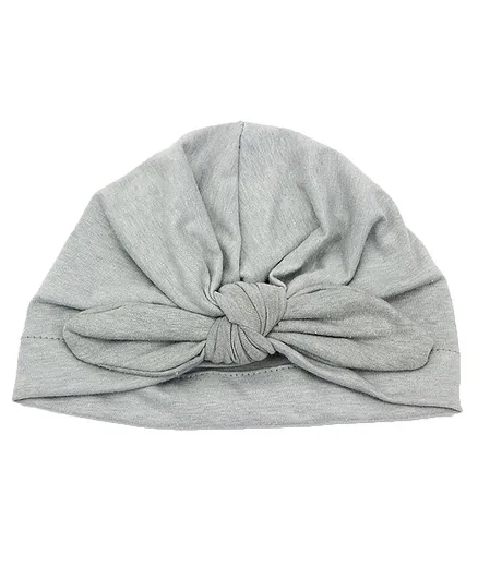 Syga Turban Wrapped Style Winter Cap - Grey