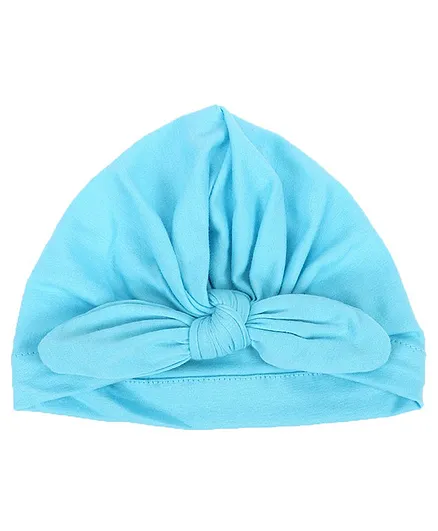 Syga Turban Wrapped Style Winter Cap - Skyblue