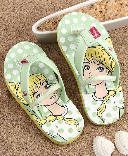 Barbie Flip Flops - Green