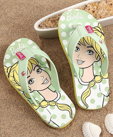 Barbie Flip Flops - Green