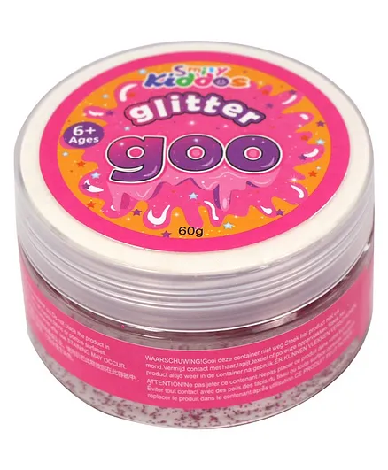 Smily Kiddos Glitter Slime Pink - 7.5 gm