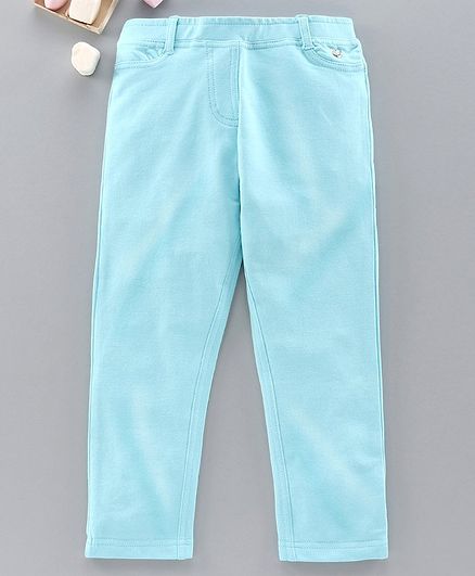 Ed-a-Mamma Full Length Solid Treggings - Blue
