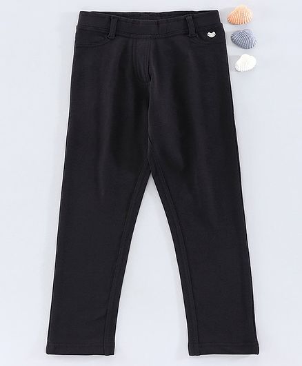 Ed-a-Mamma Full Length Solid Treggings - Black