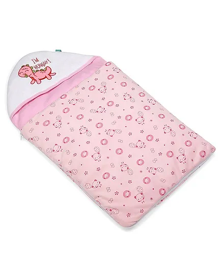 Buddsbuddy Sleeping Bag Animal Print - Blue