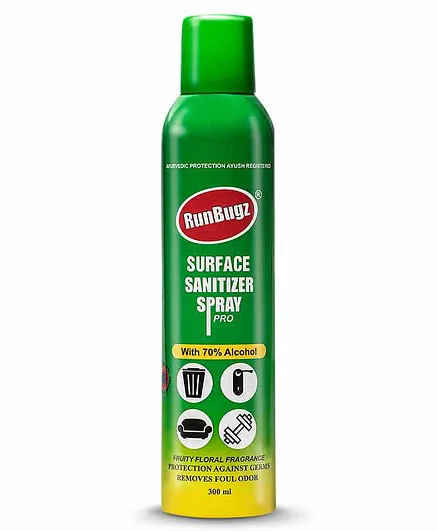 Runbugz Surface Disinfectant Spray - 300 ML