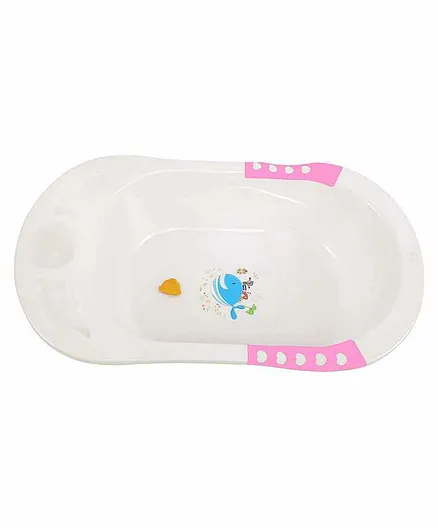 Maanit Anti Slip Big Bath Tub with Anti-Slip Grip and inbuilt Soap Case