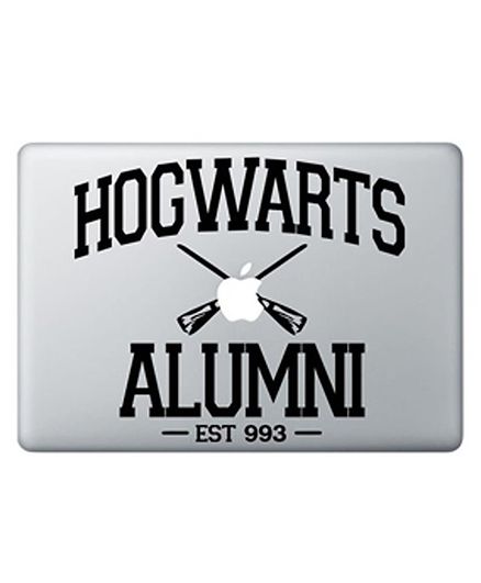 Macmerise Macbook Pro Retina 13@DQ@ Hogwarts Alumni Decal - Multicolor