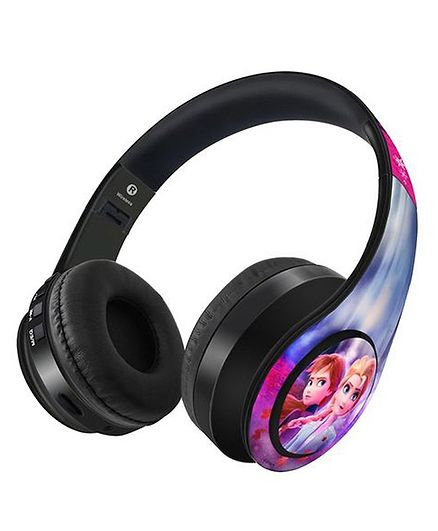 Macmerise Frozen Elsa Anna Wireless On Ear Bluetooth Headphones - Multicolor