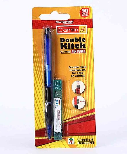 Camlin Double Click Mechanism Pencil Blue - 14 cm